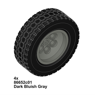 !АНАЛОГ! Tires and Hubs /  62 Wheel pack DBG, DBG (WHL11)