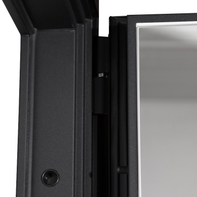 Стальная дверь   Solana с зеркалом