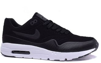 Nike Air Max 87 Черные с белой подошвой (41-45) Арт. 005М