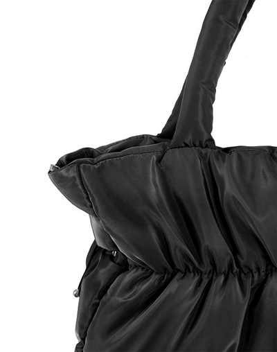 (АРТИКУЛ: 9537/09) СУМКА СРЕДНЕГО РАЗМЕРА, ТЕКСТИЛЬ, ЧЕРНАЯ, РУЧКИ ЧЕРЕЗ ПЛЕЧО