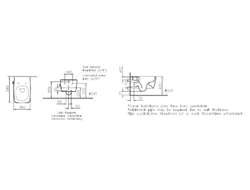 Подвесной унитаз VitrA, Metropole, 56 см, безободковый, с функцией биде и встроенным смесителем, 7672B003-1684