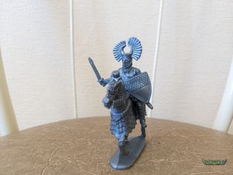 Рыцарь Всадник №13 (меч и перья) 58мм  (без лошади)