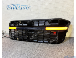 Решетка Toyota Land Cruiser 300 LED антихром