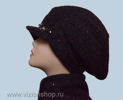 vizio итальянская кепка и шарф зима 2018 - 2019