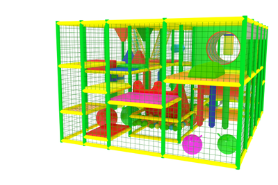 Игровой лабиринт «Терем» 5х3,8х2,7м.