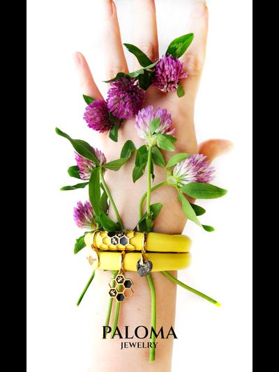 Браслет кожаный МОХНАТЫЙ ШМЕЛЬ Collection