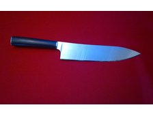 Кухонный нож &quot;Шеф&quot; из Х12МФ (полная взрезка) с грабом