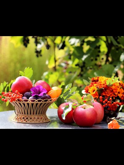 Купить греющую картину с фото фруктовый натюрморт