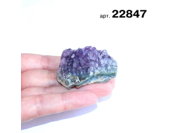 Аметист натуральный (друза) арт.22847: 30,3г - 44*32*24мм
