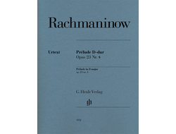 Rachmaninoff, Sergei Prélude D-Dur op.23,4 für Klavier