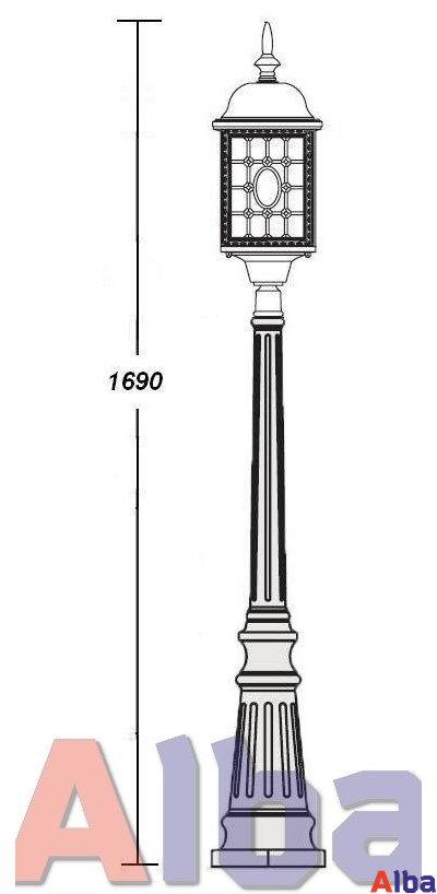 London 64811L Парковый светильник