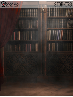 Фотофон на холсте «Страницы книг»