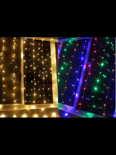 Гирлянда "Занавес" 2*2 м, LED, МИКС