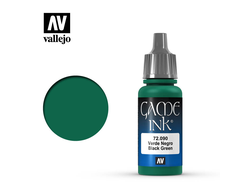Vallejo: Краска акриловая Game Ink 72.090 "Black Green"