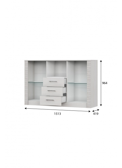 Комод - витрина Серия №4
