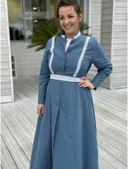 Платье  "Адмиральское" из крапивы