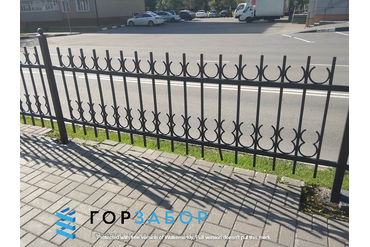 Кованое пешеходное ограждение