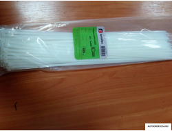 Стяжка кабельная 5*400 белый (цена за 100 шт.) Fortisflex