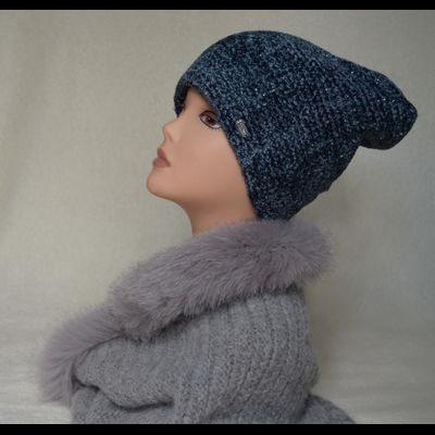 Vizio Италия женский шарф труба с меховой оторочкой фото