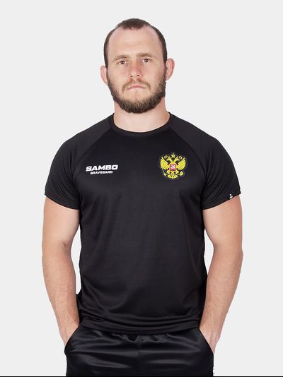 Футболка самбо BRAVEGARD ПАТРИОТ черная