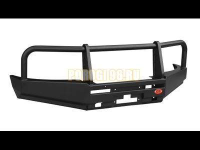 Передний силовой бампер серии Туризм на Mitsubishi L200 IV 2006-2014 (02.030.01)