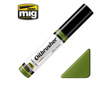 Ammo MIG: Масляная краска с тонкой кистью аппликатором Field Green