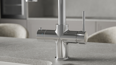 Система мгновенного кипячения воды с газацией и охлаждением 5в1 AQUAHOT MONTBLANC Chrome (хром)