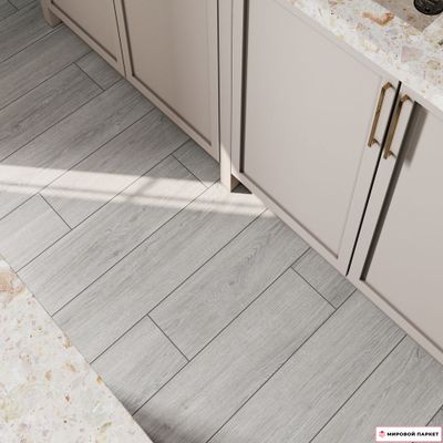 Ламинат Eversense Classic Дуб Виктория серый EL1053 34 класс толщина 8 мм с фаской 1.9948 м2