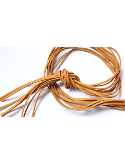 Шнур плоский, искусственная замша, отрез 1 метр, цвет - № 10