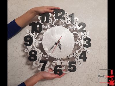 Часы настенные Серебро