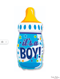 фольгированный шар "Бутылочка для мальчика"