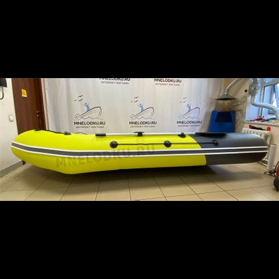 Моторная лодка Таймень NX 3800 НДНД PRO MAX желтый/графит