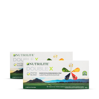 NUTRILITE™ DOUBLE X™ с витаминами, минералами и фитонутриентами (сменный блок 62 дня), 372 таб.