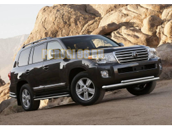 Защита переднего бампера d76/d57 на Toyota Land Cruiser 200 (2007-2012-2015)