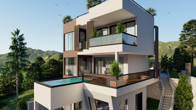 Продаётся большой дом (вилла), с видом на Батуми. Пригород Батуми - Ахалсопели фото 2