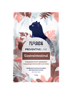 Florida Preventive Line Gastrointestinal сухой корм для кошек "Поддержание здоровья пищеварительной системы" 1.5 кг
