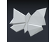 Гипсовая 3d панель "Бабочка"