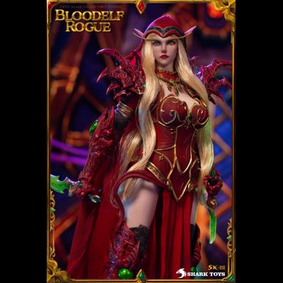ПРЕДЗАКАЗ - Кровавая эльфийка Валира Сангвинар (World of Warcraft, WoW) - Коллекционная ФИГУРКА 1/6 Scale Blood Elf Rogue (SK-010) - SHARK TOYS ?ЦЕНА: 27900 РУБ.?