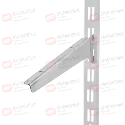 2247DX/SX Полкодержатель хром левый-правый откидной прямой и наклонный под полку 250 мм для системы Базис/Canalina/Global