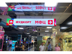 Полноцветные интерьерные видеовывески
