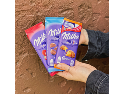 Молочный шоколад Milka в ассортименте