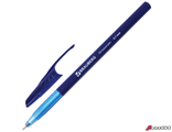 Ручка шариковая масляная BRAUBERG «Oil Base», СИНЯЯ, корпус синий, узел 0,7 мм, линия письма 0,35 мм. 141634