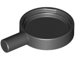 Minifigure, Utensil Frying Pan, Black (4528 / 452826)