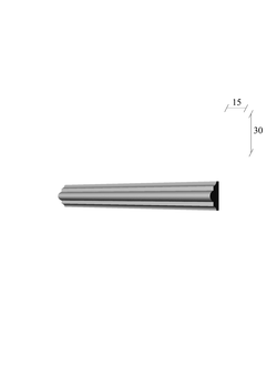 молдинг МЛ-120 гипсовый для стены