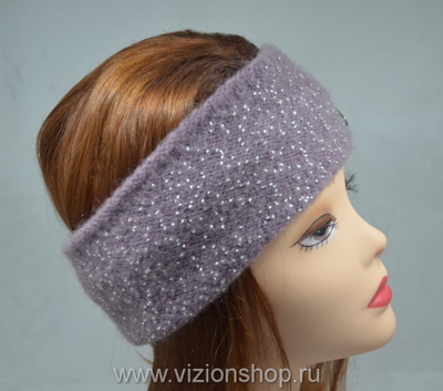 вязаная женская повязка с бисером Vizio купить