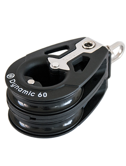 ДВУХШКИВНЫЙ ВЕРТЛЮЖНЫЙ ШАРИКОПОДШИПНИКОВЫЙ БЛОК ALLEN BROTHERS DYNAMIC ALLEN A2062, 5-12 ММ, 600-1250 кг, D 60