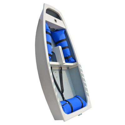 Корпус швертбота OnePlus Boat Optimist Racer OPBS101 из стеклопластика белый