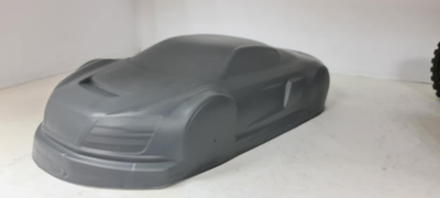 Unbreakable body for kyosho GT2 audi r8