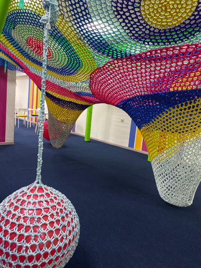 Детский игровой элемент «Красочные сети»