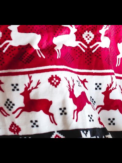 Плед с рукавами &quot;Новогодний&quot; из микрофибры (велсофта)